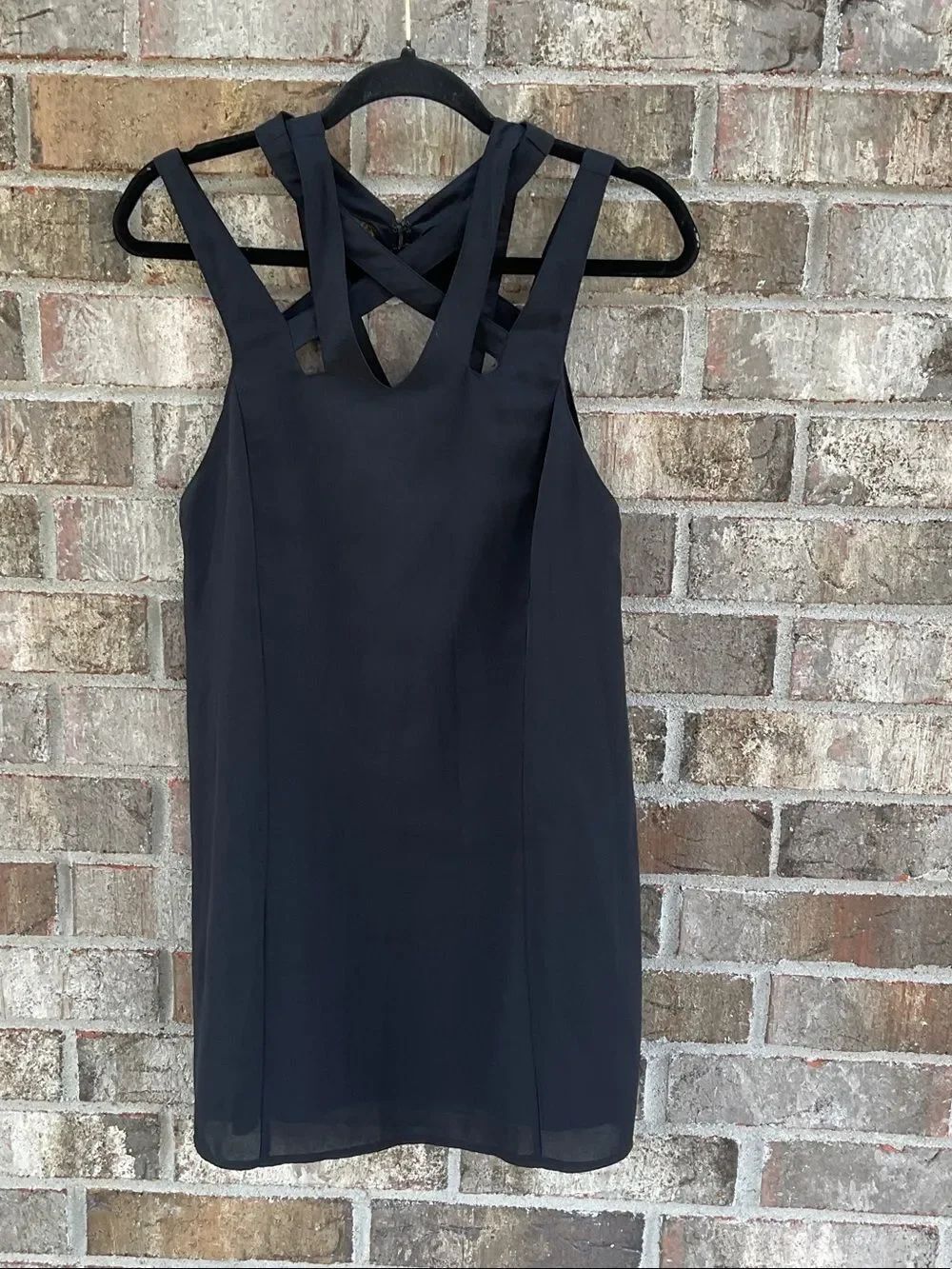 Take 50% OFF-Tobi Black Strappy Sheath Dress - Size-S